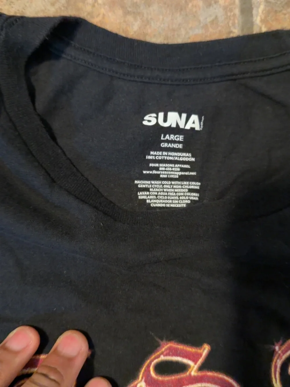 ASAP Rocky Graphic Black Suani Tee